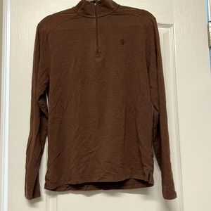 Coolibar UPF 50+ UV protection Sonora quarter zip sun shirt